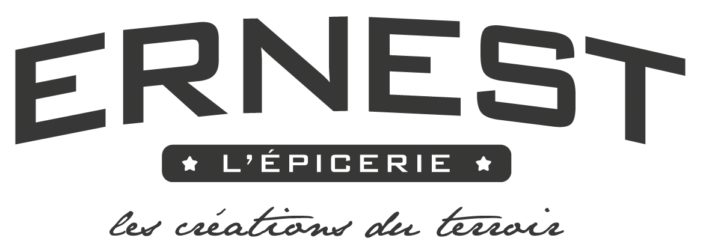 Logo Ernest epicerie Lausanne take away traiteur coffret cadeau
